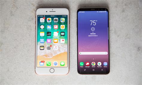 Apple iPhone 8 Plus vs Samsung Galaxy S8+ 